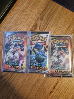 1 x Cosmic Eclipse Booster Pack Sun And Moon Pokemon TCG Factory Sealed - Image 1