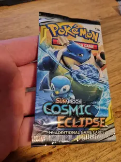 1 x Cosmic Eclipse Booster Pack Sun And Moon Pokemon TCG Factory Sealed - Image 4