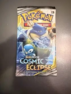 Pokemon TCG Sun And Moon Cosmic Eclipse Booster Pack Factory Sealed - Image 1