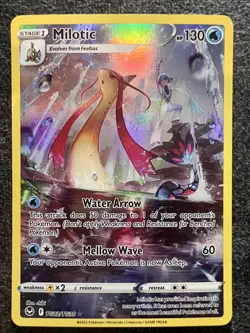 Milotic TG02/TG30 Silver Tempest Trainer Gallery Holo Pokemon Card NM - Image 1
