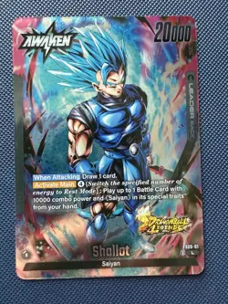Dragonball Z Shallot Leader Saiyan Dragonball Legend Fusion World Foil Card - Image 1