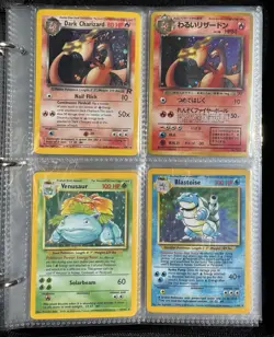 Vintage Pokemon Card Binder Collection Lot Charizard’s First Edition Holo’s WOTC - Image 1