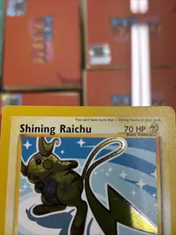 Pokemon TCG Shining Raichu Neo Destiny Holo Card 111/105 Secret Rare - Image 4