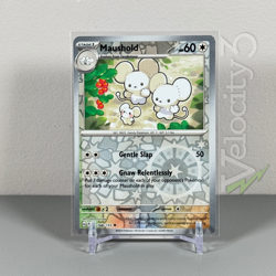 Pokemon TCG Card: MAUSHOLD 168/193 Reverse Holo | Uncommon | Paldea Evolved - Image 1