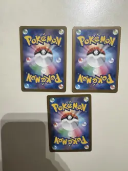 Pokemon TCG Mega Dream Ex Japanese Full Art 3 Card Lot NM - Image 2