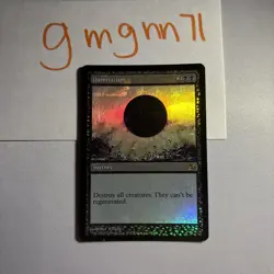 MTG Foil Damnation Planar Chaos HP - See Pictures For Condition Before Buying!!! - Image 1