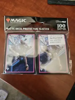 Magic the Gathering Matte Deck Protector Sleeves 100 Standard, Ultra Pro - Image 1