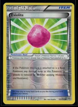 2013 Black & White - Plasma Storm Eviolite Reverse Holo Pokemon Card #122 - Image 1