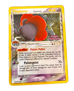 2006 Pokemon EX Holon Phantoms VILEPLUME-REVERSE FOIL #17 - Image 1