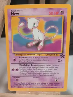 Pokemon TCG: WOTC Black Star Promo - Mew 8 (Non-Holo) - Image 1