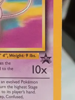 Pokemon TCG: WOTC Black Star Promo - Mew 8 (Non-Holo) - Image 2