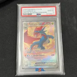 Pokemon 2025 Journey Together Special Illustration Rare #187 Salamence EX PSA 10 - Image 1