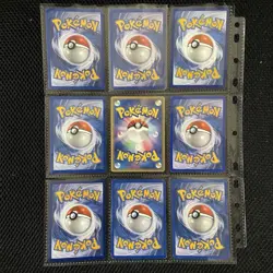 Old Pokemon Cards Mix VINTAGE Rare Collection binder Pages Holo WOTC Mixed TCG - Image 2