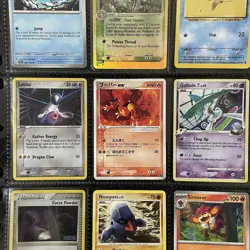 Old Pokemon Cards Mix VINTAGE Rare Collection binder Pages Holo WOTC Mixed TCG - Image 5