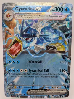 Gyarados ex 045/198 Scarlet & Violet Base Double Rare Holo Pokemon TCG Card NM - Image 2
