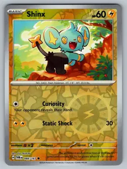 Shinx 066/167 TWILIGHT MASQUERADE POKEMON (REVERSE HOLO, NM) - Image 1