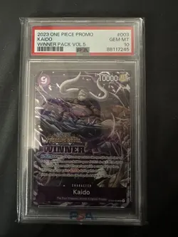PSA 10 One Piece Kaido 2023 Winner ST04-003 - Image 1