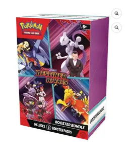 Pokemon TCG Destined Rivals Booster Bundle New/ Factory Sealed (6 Packs) - Image 1