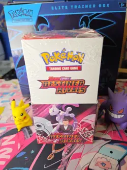 Destined Rivals Half Booster Box 18 Packs Pokemon TCG New And Sealed - Image 1
