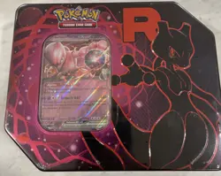 Pokemon TCG Team MewTwo Destined Rivals Tin Brand New Factory Sealed - Image 1