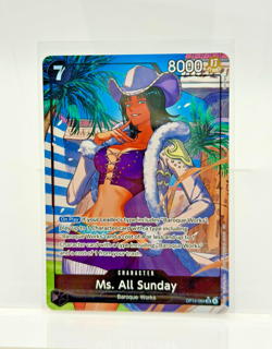 One Piece OP14-084 Ms. All Sunday ALT ART - The Azure Sea's Seven - ENGLISH - Image 1