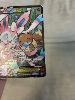 Pokemon TCG Sylveon EX Full Art RC32/RC32 Generations Radiant Collection (DMG) - Image 2
