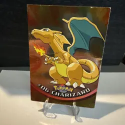 Charizard Holo Foil Topps TV Animation Pokemon Card #6 1999 Issues Not Good Cond - Image 1
