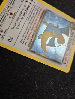 Pokemon Dark Dragonite Team Rocket Holo Rare 5/82 Vintage HP/Damaged - Image 2