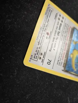 Pokemon Dark Dragonite Team Rocket Holo Rare 5/82 Vintage HP/Damaged - Image 3