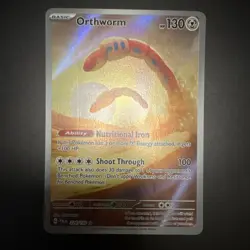 Orthworm 224/193 Paldea Evolved 2023 IR Full Art Holo Near Mint - Image 1