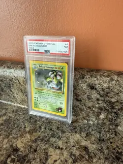 Pokemon TCG Erika's Venusaur Holo Rare Card 4/132 Gym Challenge PSA 7 NM - Image 3