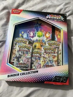 Pokemon Prismatic Evolutions Binder Collection Scarlet & Violet TCG Sealed New - Image 1