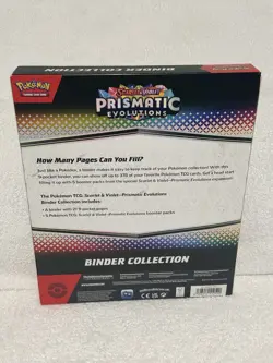 Pokemon TCG: Scarlet & Violet Prismatic Evolutions Binder Collection New/Sealed - Image 3