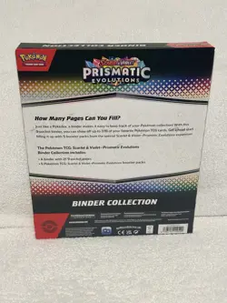 Pokemon TCG: Scarlet & Violet Prismatic Evolutions Binder Collection New Sealed - Image 3