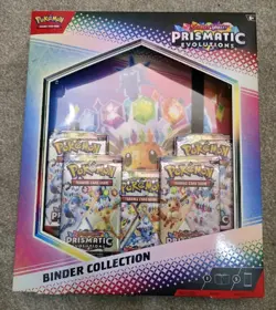 Pokemon Prismatic Evolutions Binder Collection Scarlet & Violet TCG Sealed New - Image 1