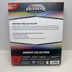 Pokemon TCG: Scarlet & Violet Prismatic Evolutions Binder Collection New Sealed - Image 2