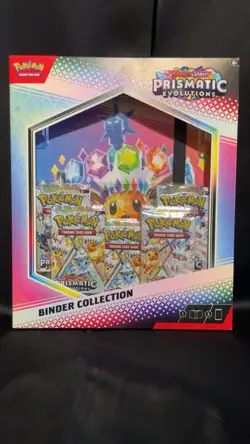 Pokemon TCG: Scarlet & Violet Prismatic Evolutions Binder Collection New Sealed - Image 1