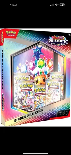 Pokemon TCG: Scarlet & Violet Prismatic Evolutions Binder Collection New Sealed - Image 1