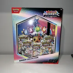 Pokemon TCG: Scarlet & Violet Prismatic Evolutions Binder Collection New Sealed - Image 1