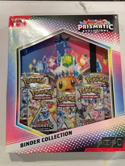 Pokemon TCG Scarlet Violet Prismatic Evolutions Binder Collection - New, Sealed - Image 1