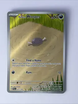 Pokemon Paldean Wooper Scarlet & Violet Paldea Evolved 221/193 Illustration Rare - Image 1