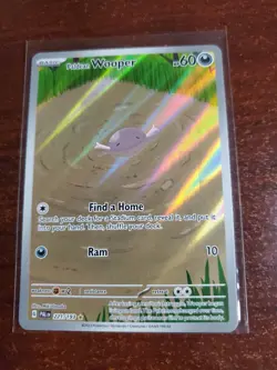 Paldean Wooper Pokemon Paldea Evolved 221/193 Full Art Illustration Rare NM - Image 1