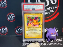 PSA 10 2021 Pokemon Celebrations Birthday Pikachu Holo Classic-Coll Black Star - Image 1