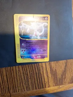 Pokemon TCG Mewtwo 20/165 Reverse Holo Expedition Set Rare E Reader - HP/Damaged - Image 1