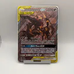 Umbreon & Darkrai GX Tag Team JUMBO Holo Black Star Promo SM241 Pokemon Tcg - Image 1
