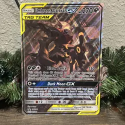 2020 Pokemon Umbreon & Darkrai GX Tag Team Black Star Promo SM241 (JUMBO) - Image 1