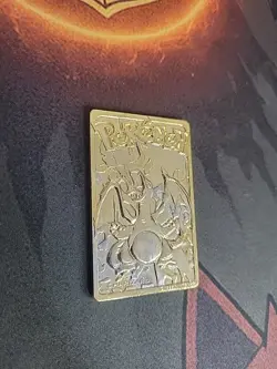 1999 Burger King Pokemon Charizard Nintendo 23K Gold Plated Trading Card - Image 2
