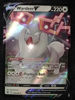Pokemon TCG Wyrdeer v Astral Radiance Holo Ultra Rare Card 134/189 - Image 1