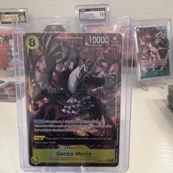 Gecko Moria OP14-104 8 Cost 10000 Power Foil Bandai One Piece CCG Card - Image 1