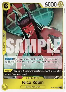 Nico Robin OP09-107 Emperors in the New World - One Piece Card Game - NM - Image 1